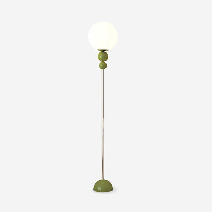 Clavel Modern Metal and Glass Floor Lamp