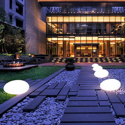 Cobblestone LED Garden Light with Remote Control