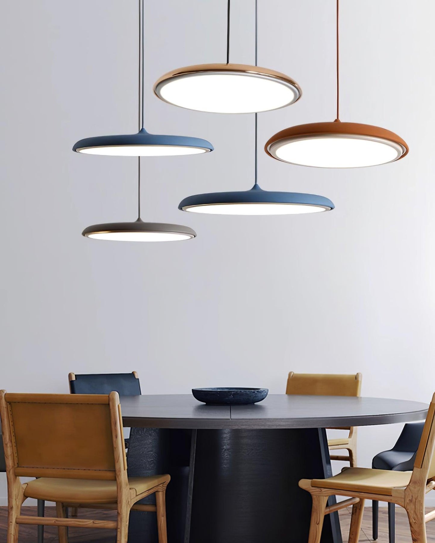 Modern Cookie Pendant Light Warm White LED