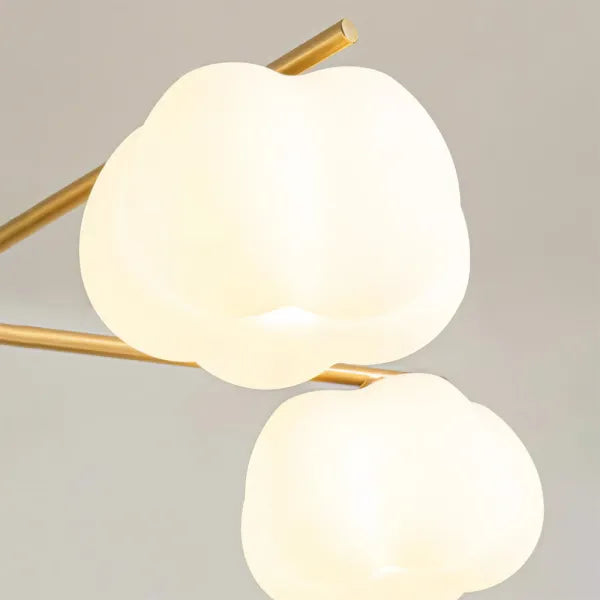 Modern Wooden Ball Chandelier Light
