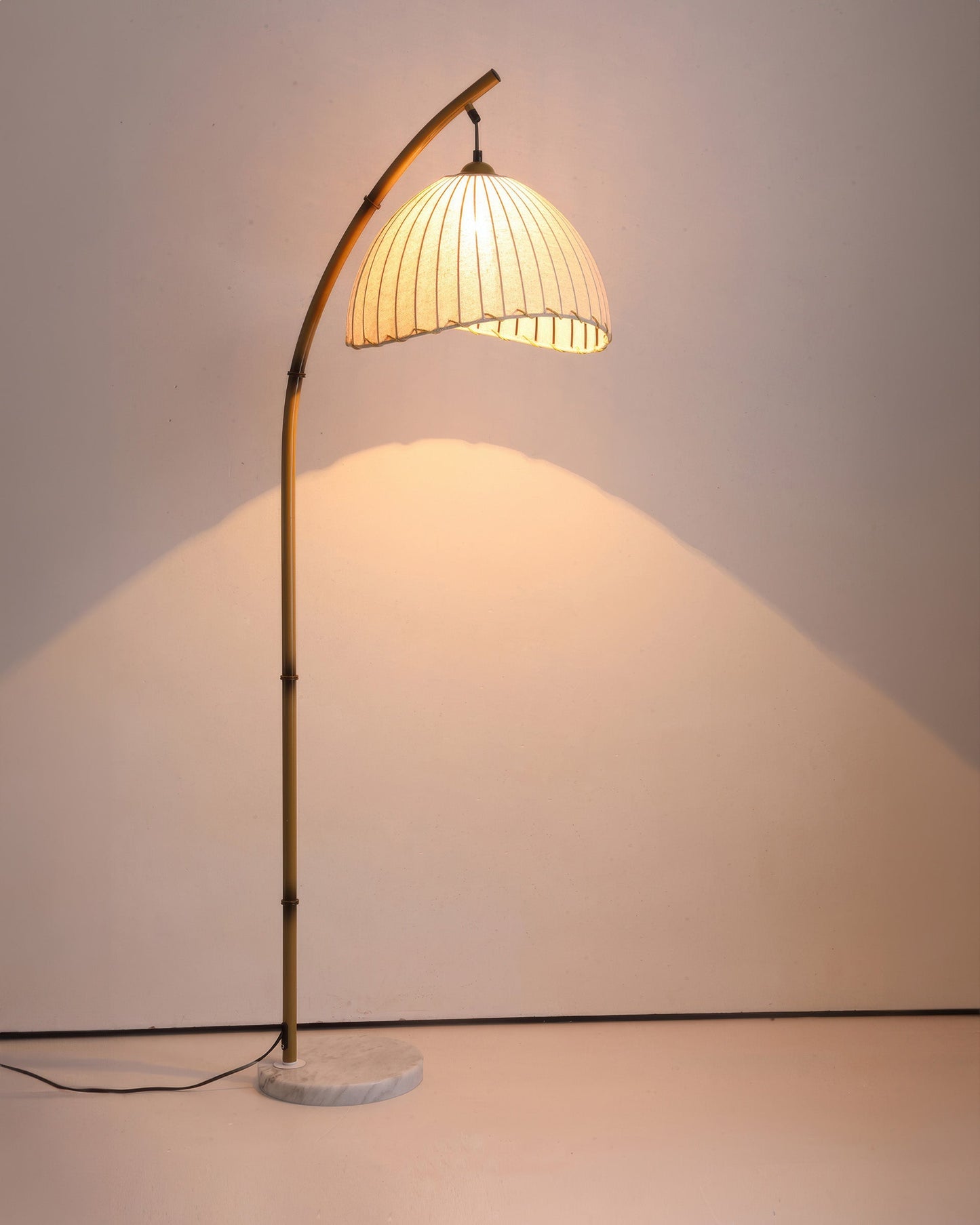 Zen Bamboo Floor Lamp with LED
