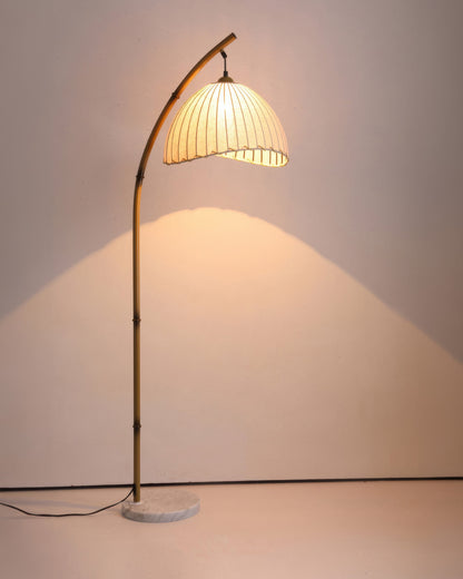 Zen Bamboo Floor Lamp with LED