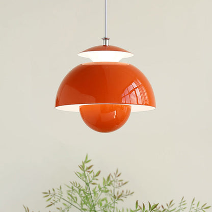 Danish Designer Modern Metal Bud Pendant Light