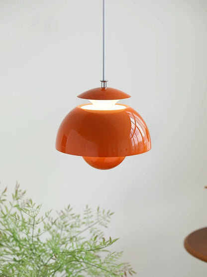 Danish Designer Modern Metal Bud Pendant Light