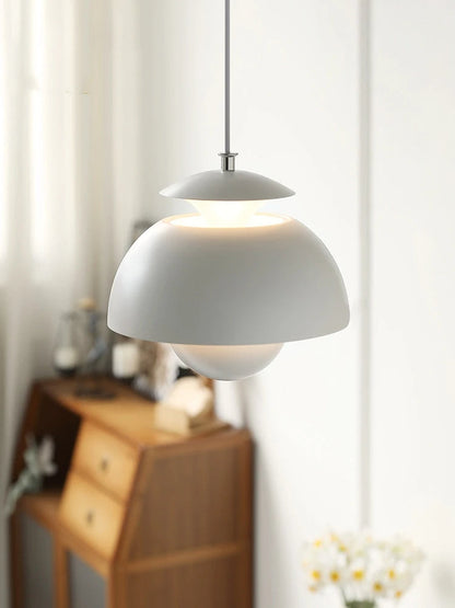 Danish Designer Modern Metal Bud Pendant Light