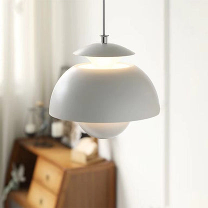 Danish Designer Modern Metal Bud Pendant Light