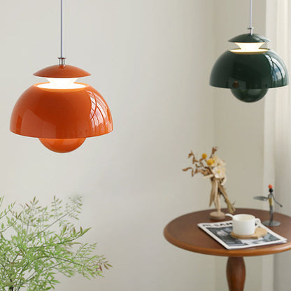 Danish Designer Modern Metal Bud Pendant Light