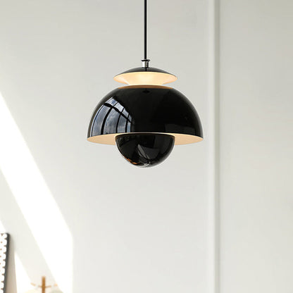 Danish Designer Modern Metal Bud Pendant Light
