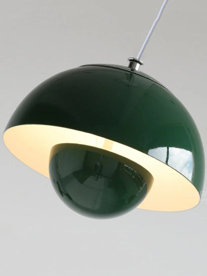 Danish Designer Modern Metal Bud Pendant Light