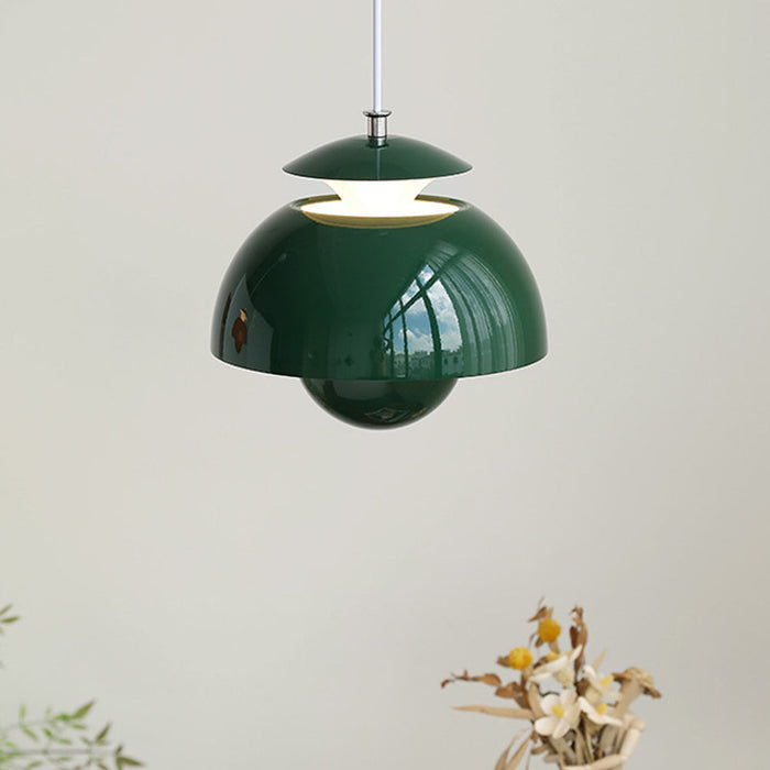 Danish Designer Modern Metal Bud Pendant Light