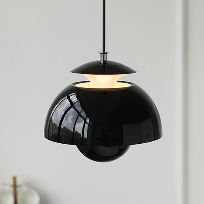 Danish Designer Modern Metal Bud Pendant Light