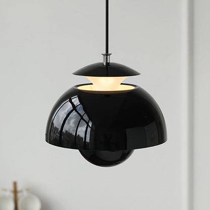Danish Designer Modern Metal Bud Pendant Light