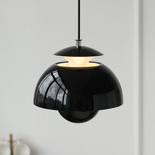 Danish Designer Modern Metal Bud Pendant Light