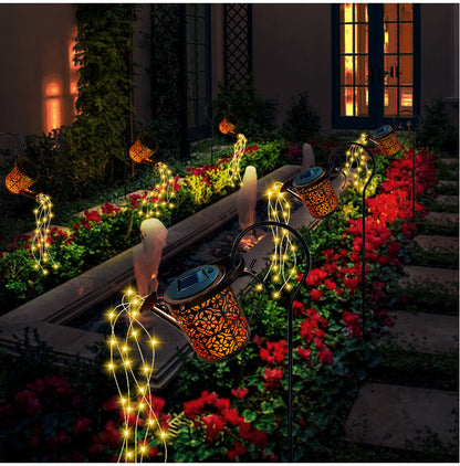 Enchanted Solar-Powered Star Shower Garden Light
