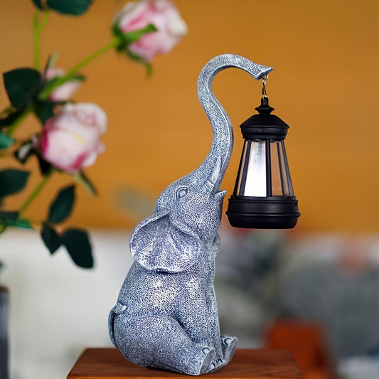 Gentle Elephant Solar Lamp for Garden