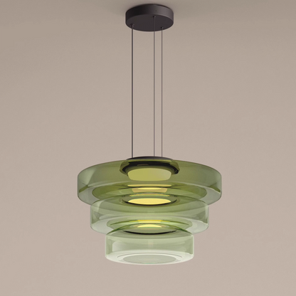 Bauhaus Glass Pendant Light Fixture