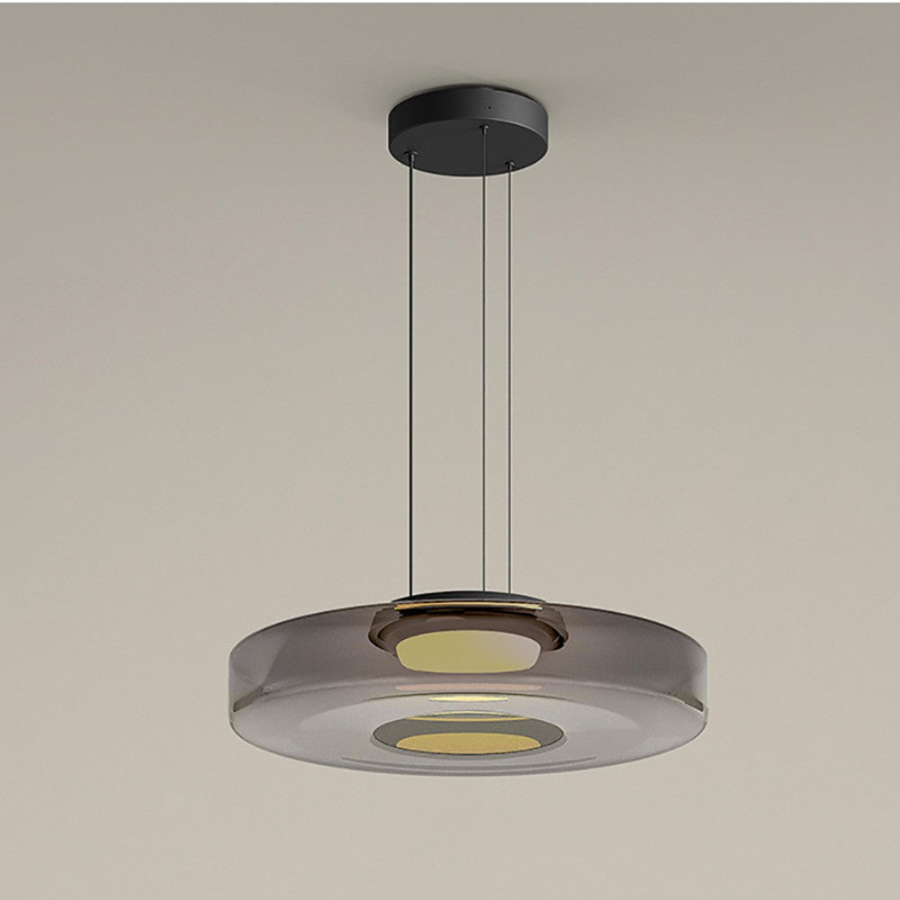 Bauhaus Glass Pendant Light Fixture