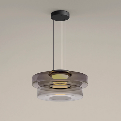 Bauhaus Glass Pendant Light Fixture
