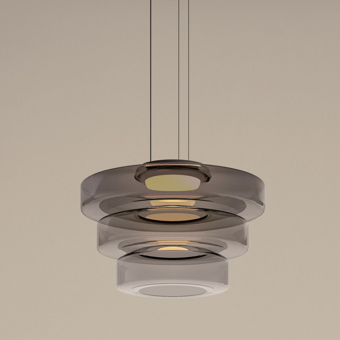 Bauhaus Glass Pendant Light Fixture
