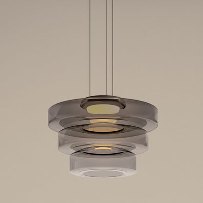 Bauhaus Glass Pendant Light Fixture