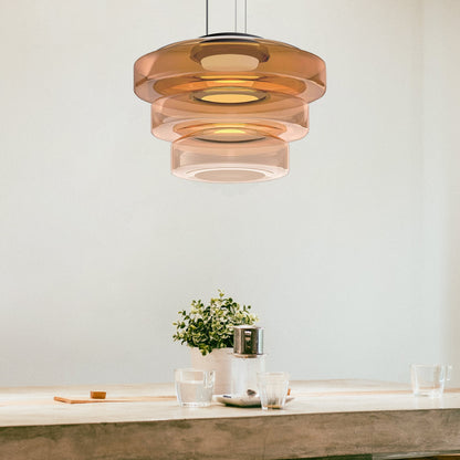 Bauhaus Glass Pendant Light Fixture