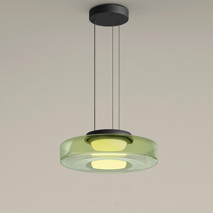 Bauhaus Glass Pendant Light Fixture