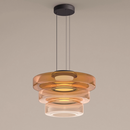 Bauhaus Glass Pendant Light Fixture