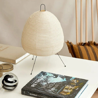 Japanese Rice Paper LED Table Lamp