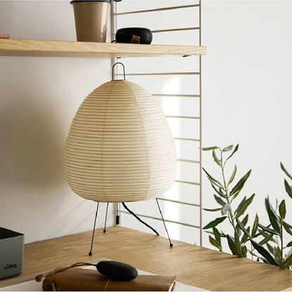 Japanese Rice Paper LED Table Lamp