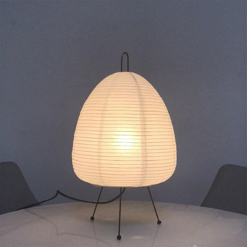 Japanese Rice Paper LED Table Lamp