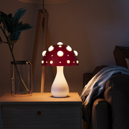 Amanita Mushroom LED Table Lamp Dimmable Light