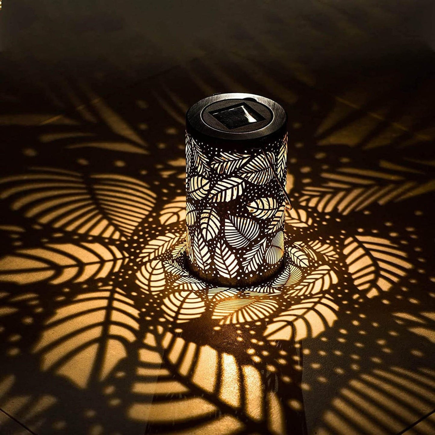 Luminous Leaf Lantern for Outdoor Decor