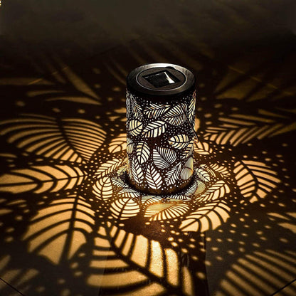 Luminous Leaf Lantern for Outdoor Decor