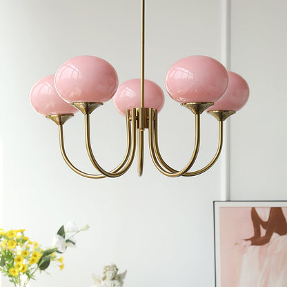 Modern Marshmallow Glass Chandelier Ceiling Light