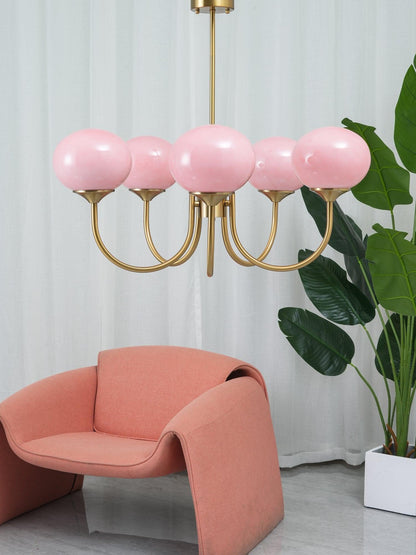 Modern Marshmallow Glass Chandelier Ceiling Light