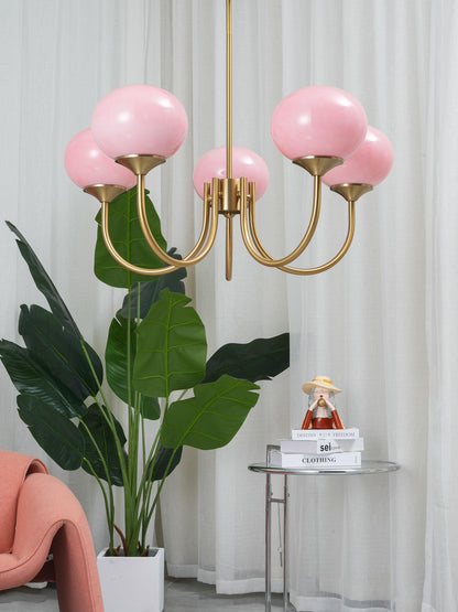 Modern Marshmallow Glass Chandelier Ceiling Light
