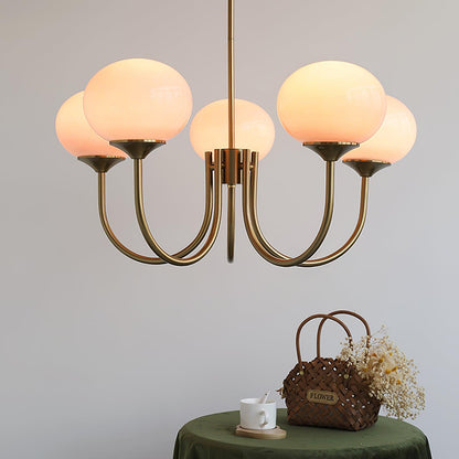 Modern Marshmallow Glass Chandelier Ceiling Light