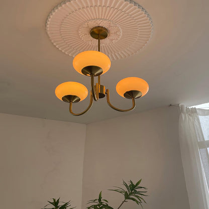 Modern Marshmallow Glass Chandelier Ceiling Light