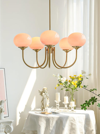 Modern Marshmallow Glass Chandelier Ceiling Light