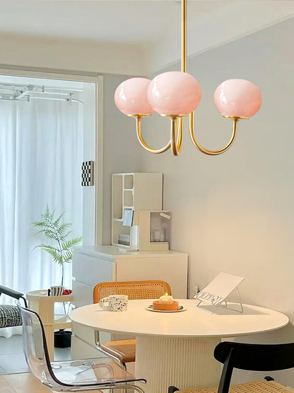 Modern Marshmallow Glass Chandelier Ceiling Light
