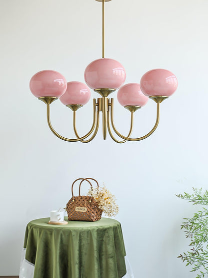 Modern Marshmallow Glass Chandelier Ceiling Light