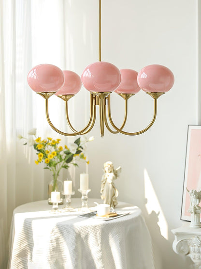 Modern Marshmallow Glass Chandelier Ceiling Light