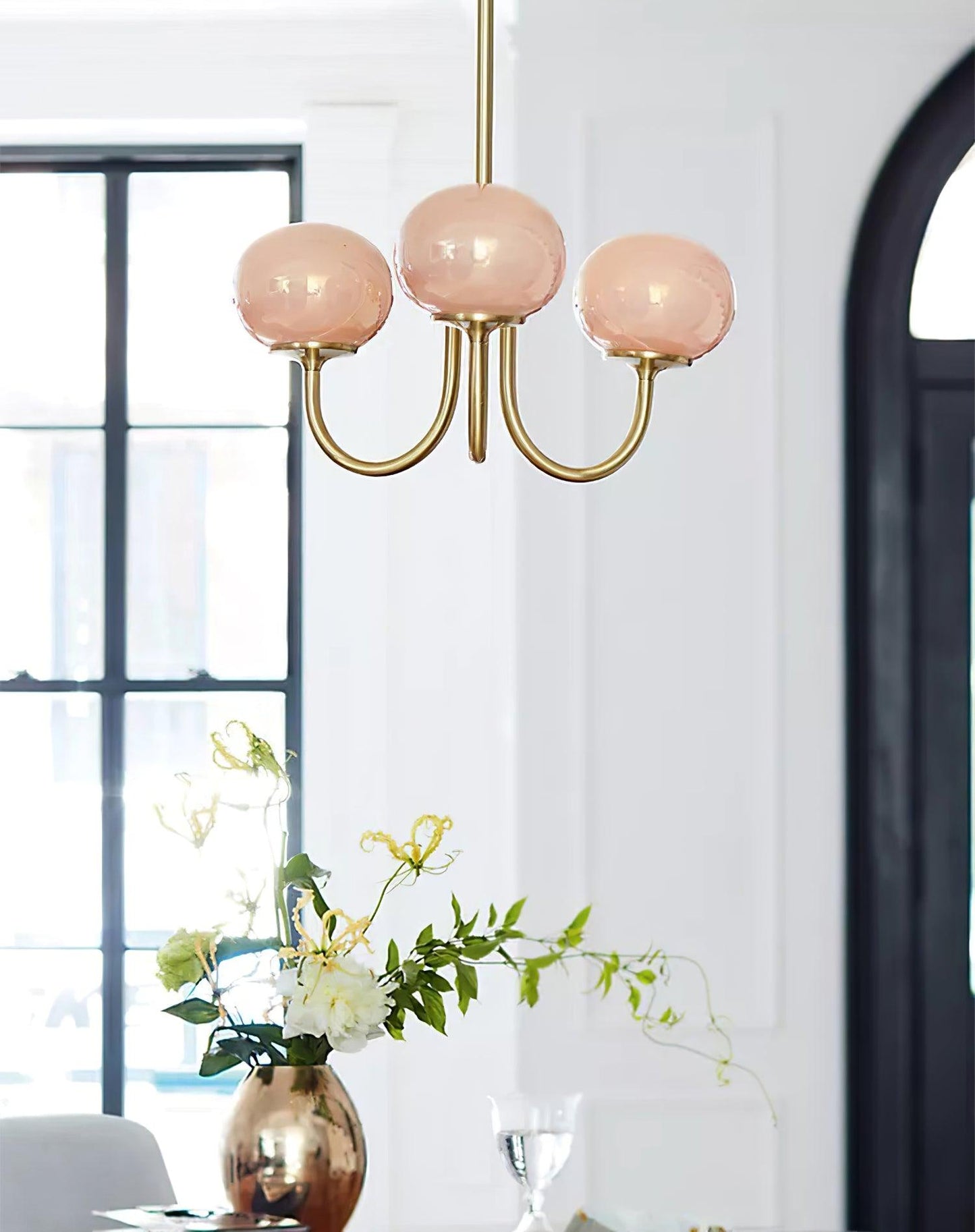 Modern Marshmallow Glass Chandelier Ceiling Light