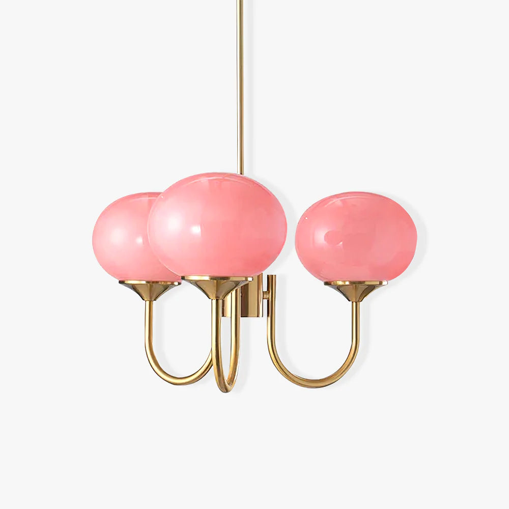 Modern Marshmallow Glass Chandelier Ceiling Light