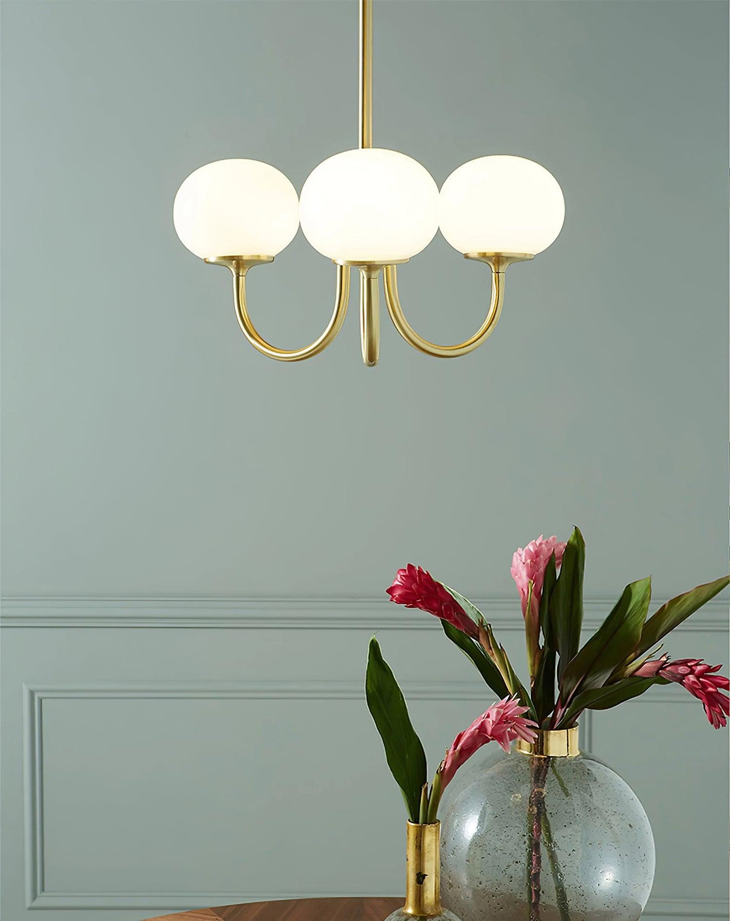 Modern Marshmallow Glass Chandelier Ceiling Light