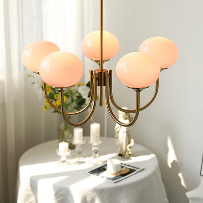 Modern Marshmallow Glass Chandelier Ceiling Light