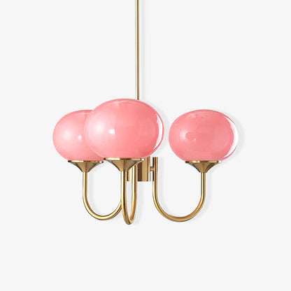 Modern Marshmallow Glass Chandelier Ceiling Light