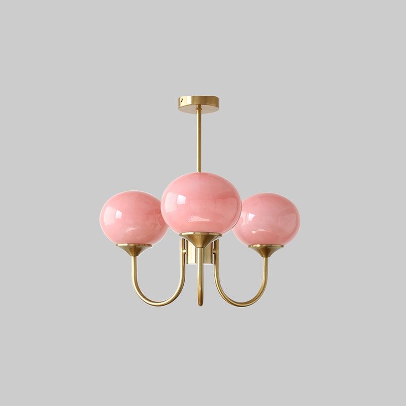 Modern Marshmallow Glass Chandelier Ceiling Light
