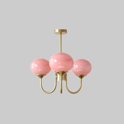 Modern Marshmallow Glass Chandelier Ceiling Light