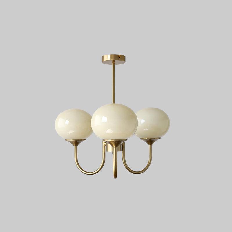 Modern Marshmallow Glass Chandelier Ceiling Light